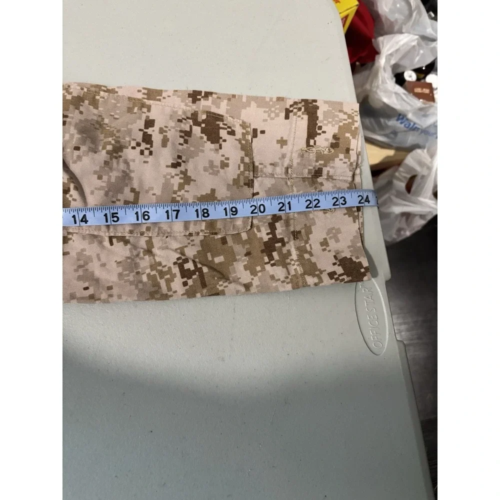 USMC Flame Resistant Ensemble Shirt Mens Medium Desert Marpat Camo FROG Marine